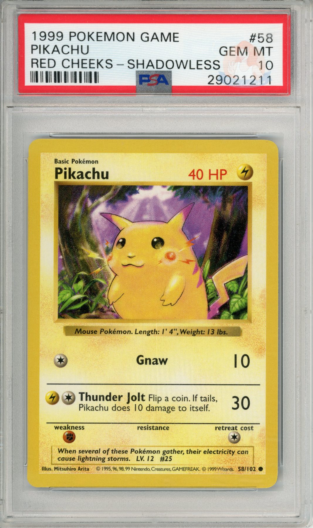 Pikachu - Red Cheeks Shadowless