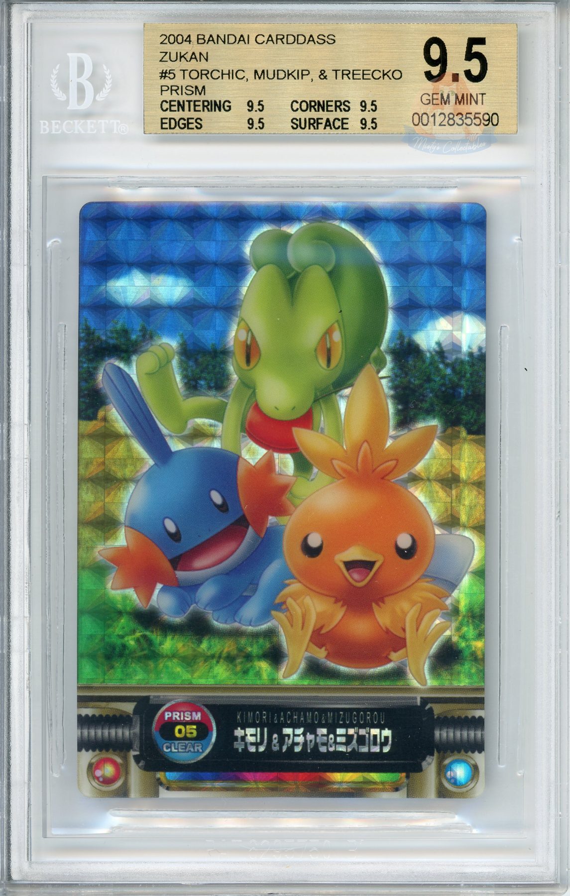 Torchic, Mudkip & Treecko - Prism