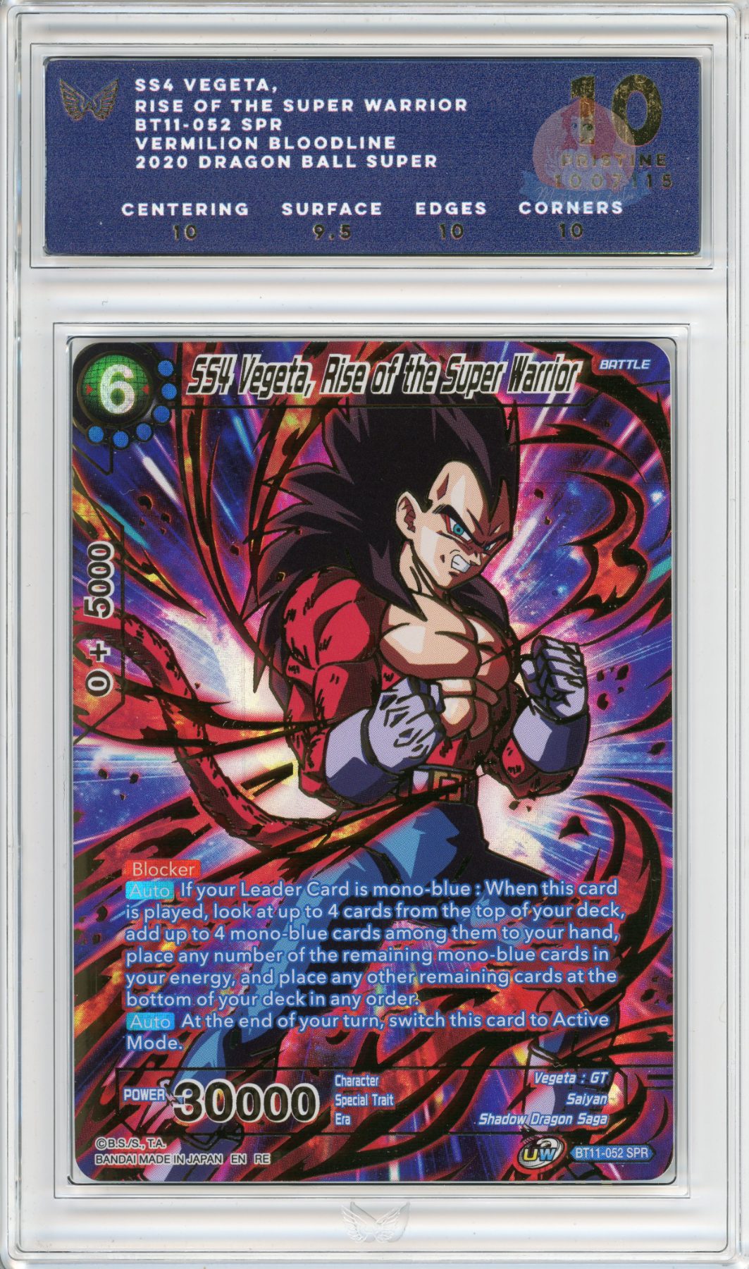 SS4 Vegeta, Rise of the Super Warrior