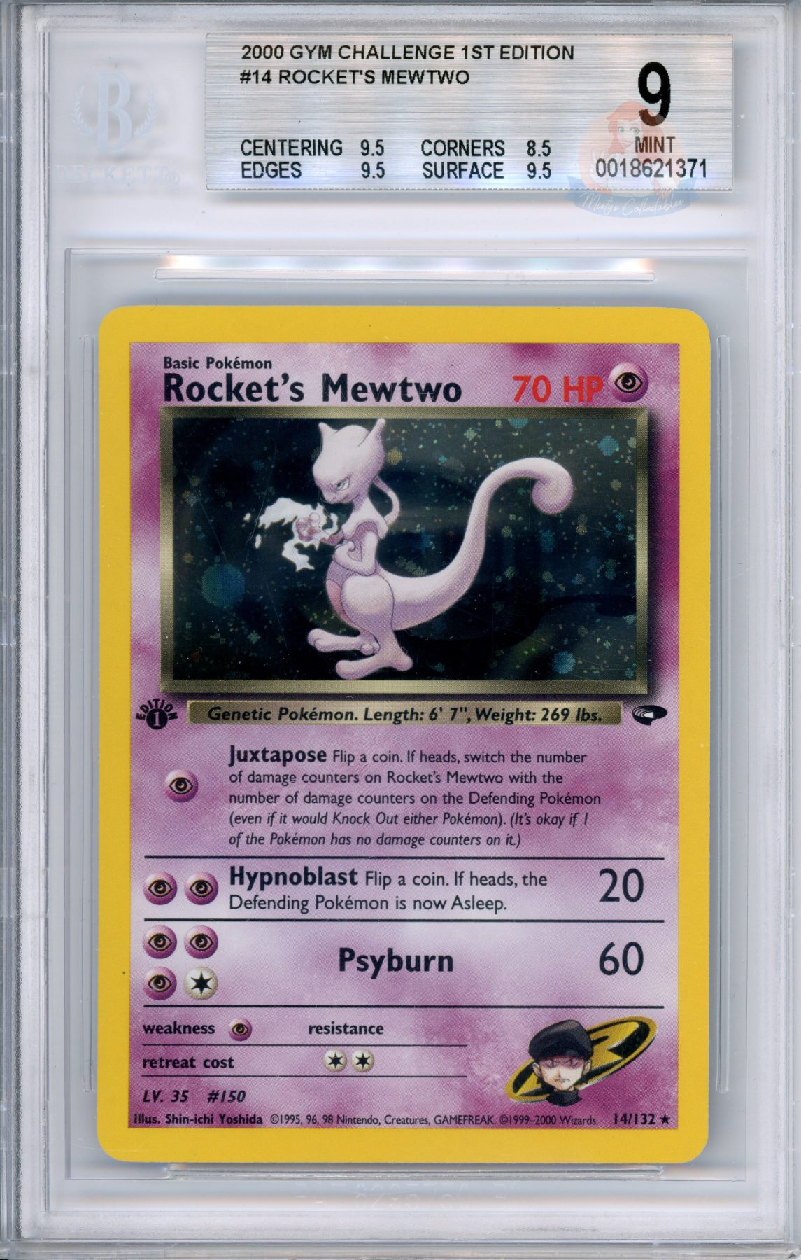 Rocket's Mewtwo Holo