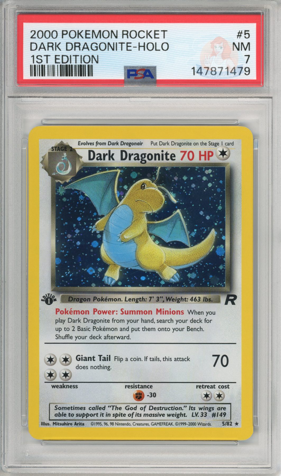 Dark Dragonite Holo