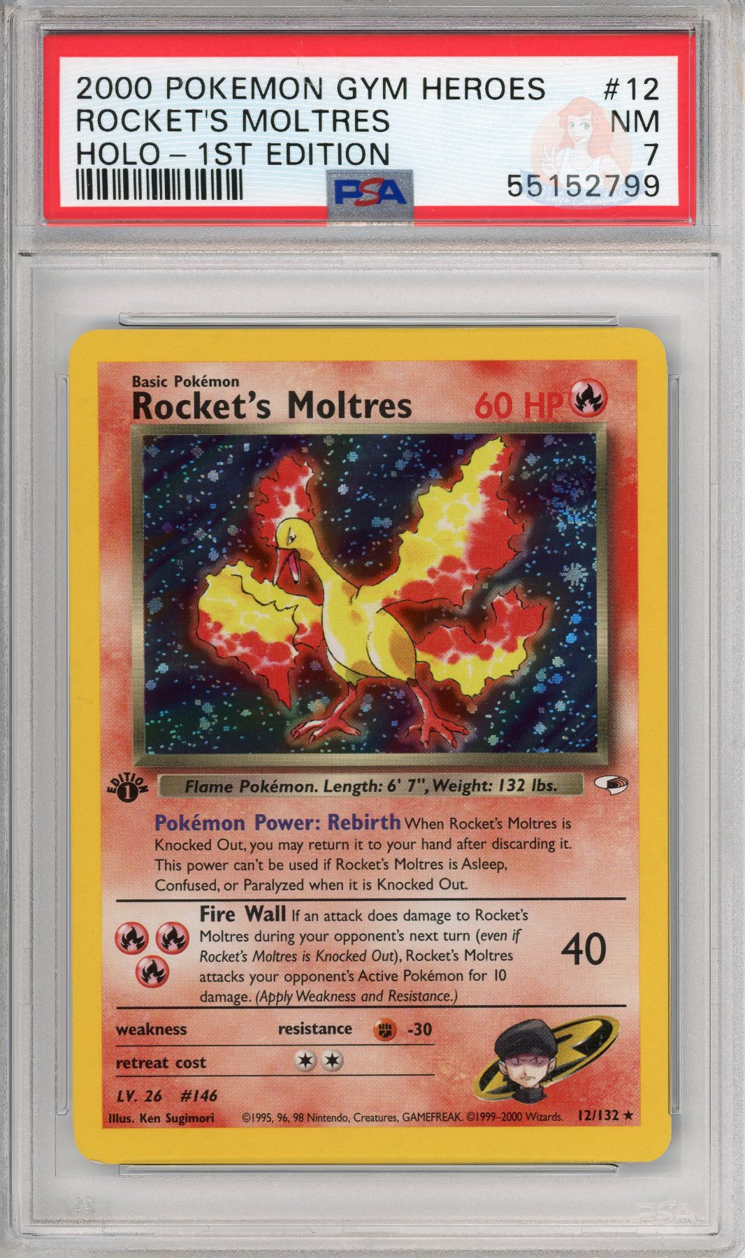 Rocket's Moltres Holo