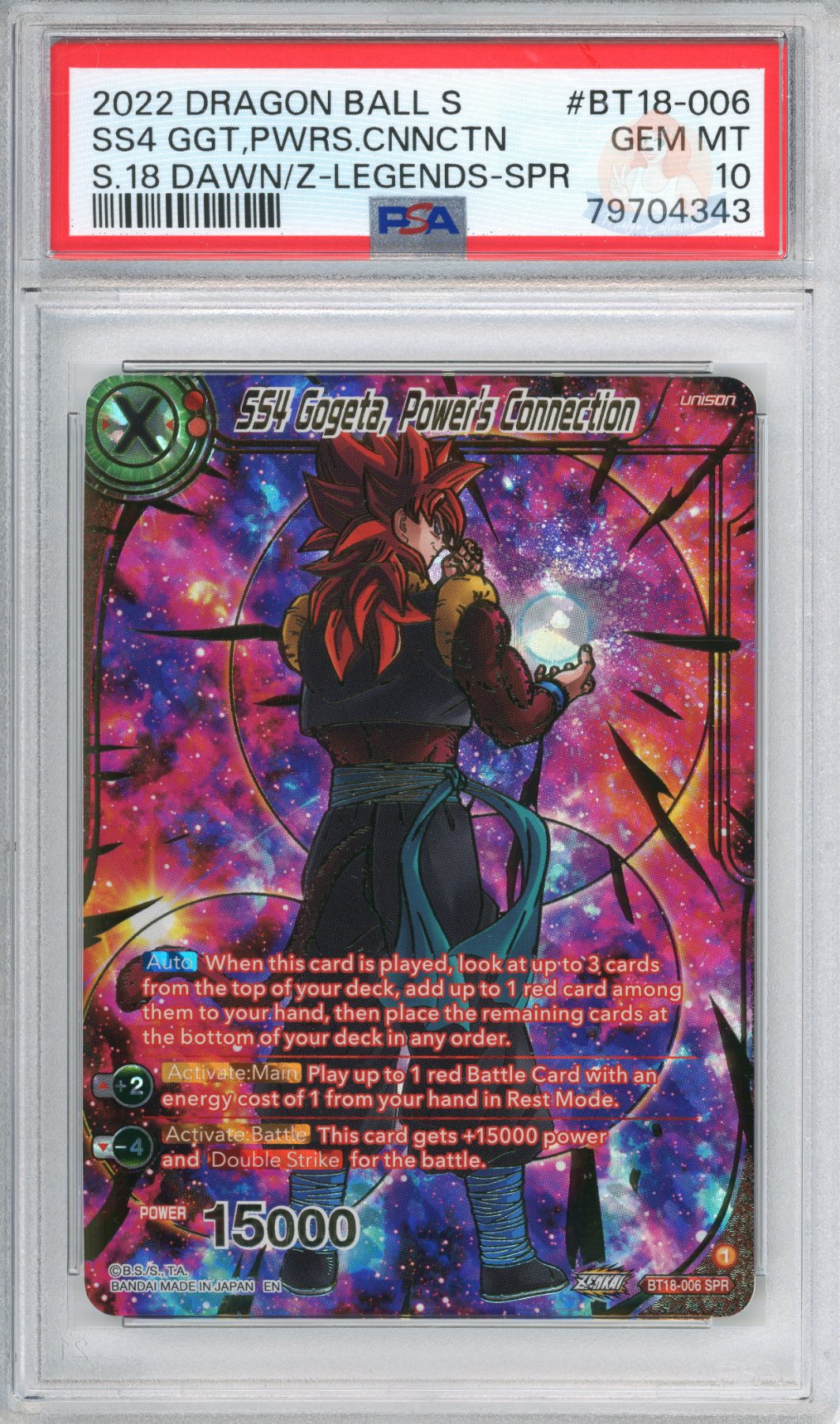 SS4 Gogeta, Power's Connection