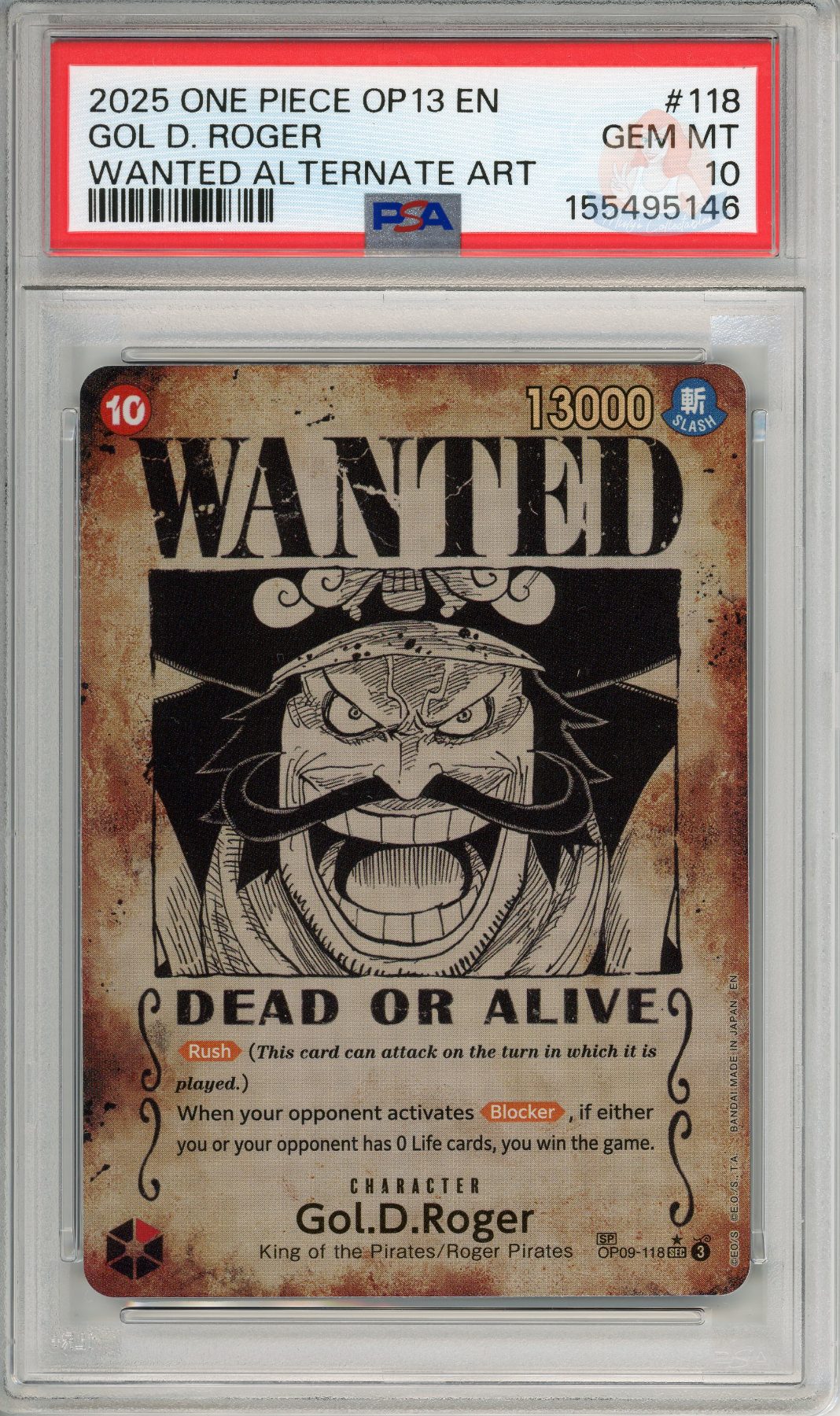 Gol D. Roger - Wanted Alternate Art