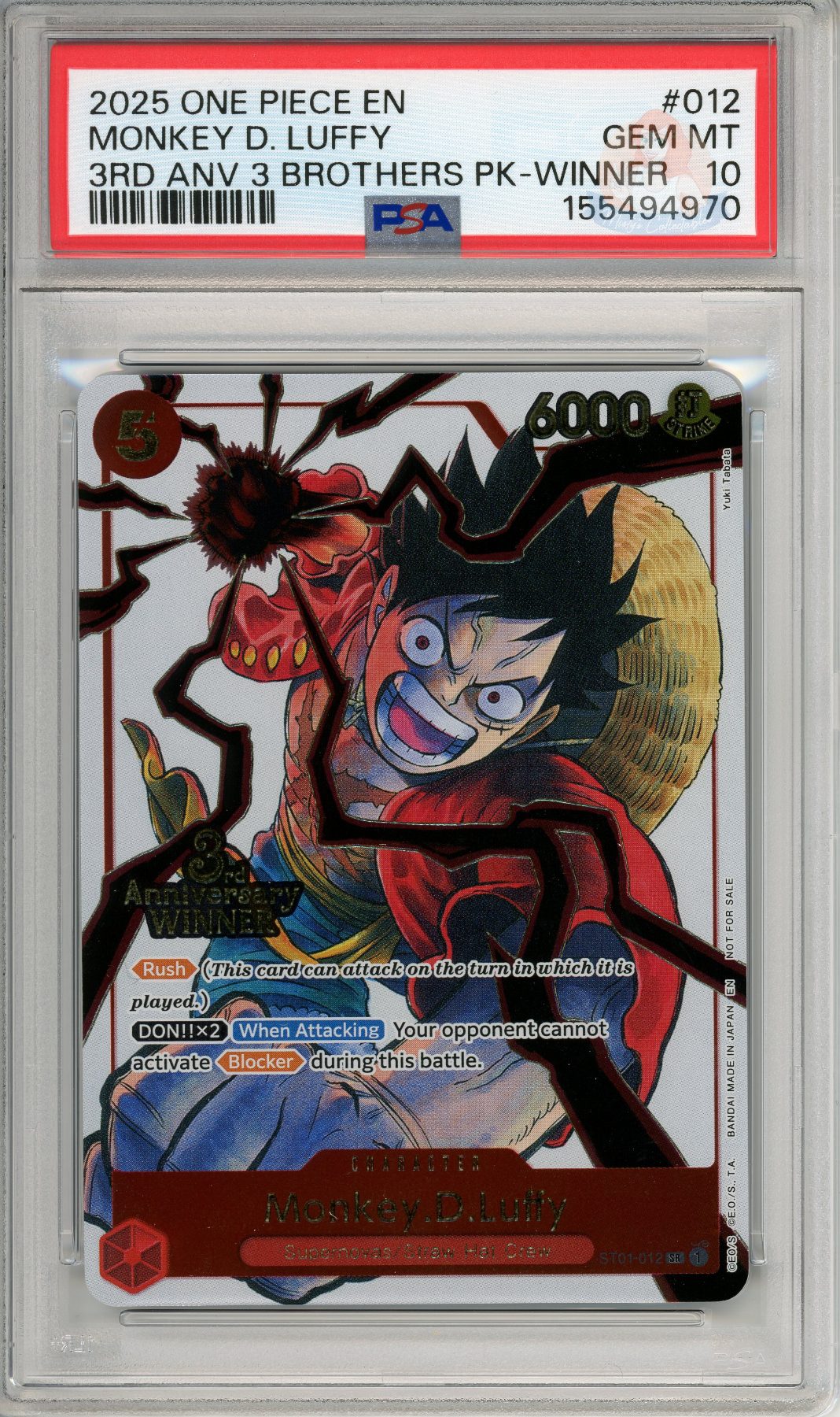 Monkey D. Luffy - Winner