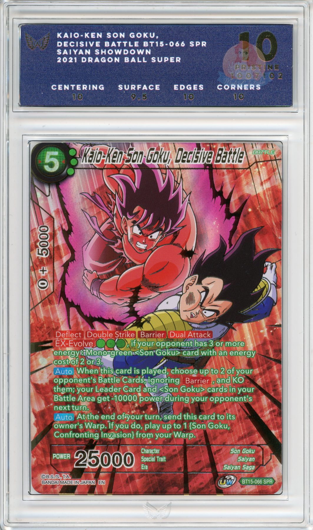 Kaio-Ken Son Goku, Decisive Battle`