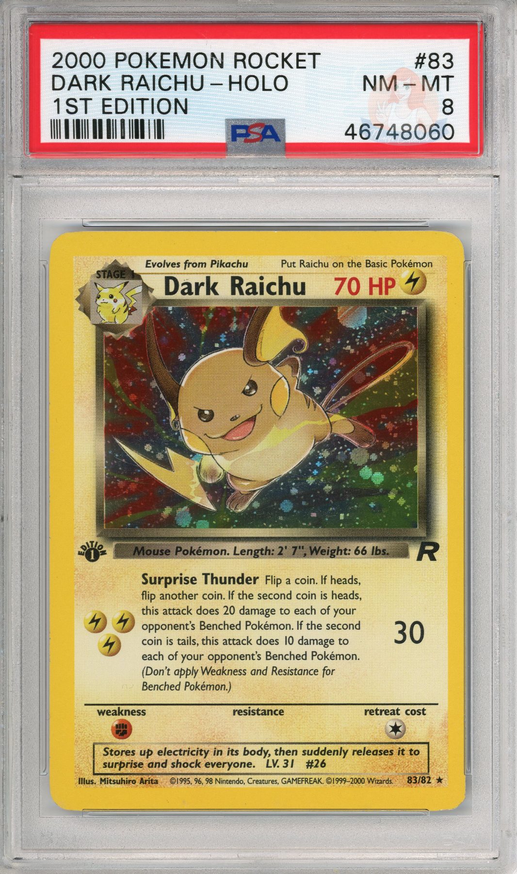 Dark Raichu Holo