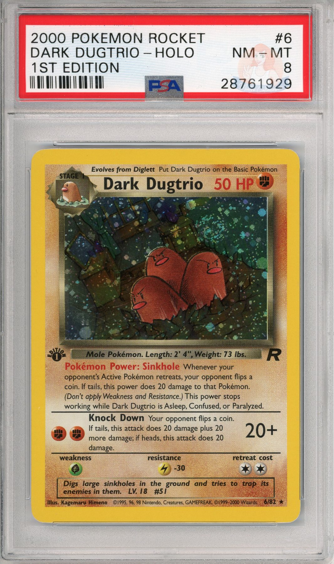Dark Dugtrio Holo