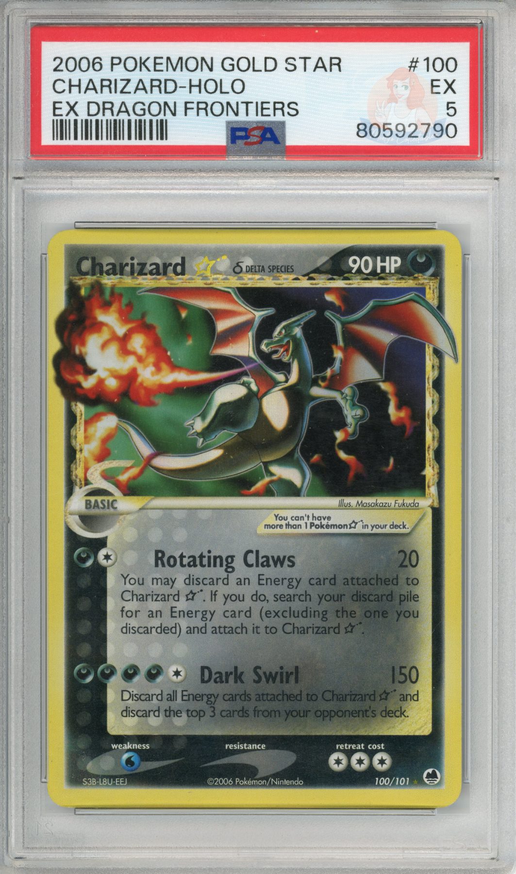 Charizard Holo - Gold Star