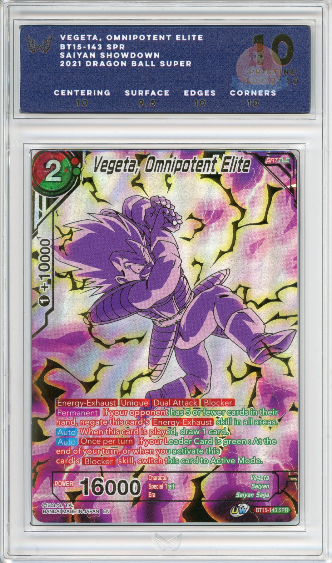 Vegeta, Omnipotent Elite