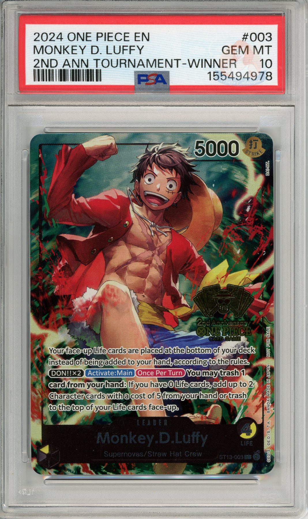 Monkey D. Luffy - Winner