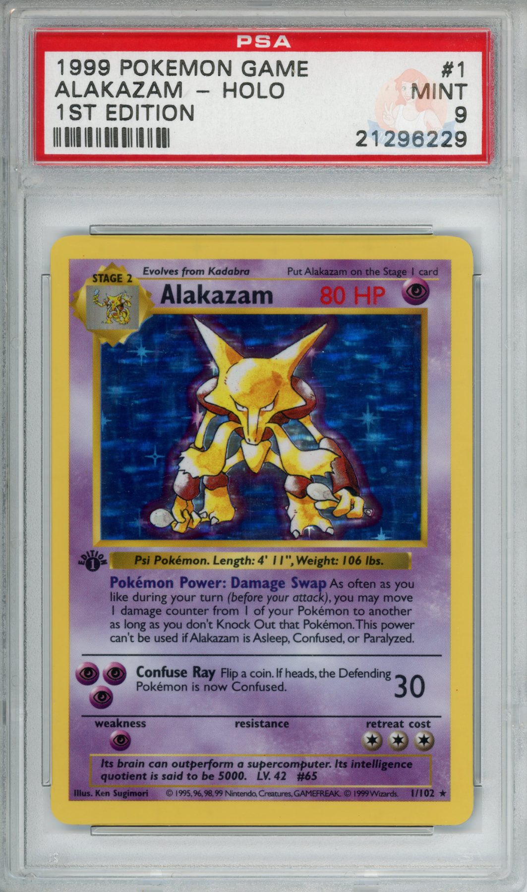 Alakazam Holo - 1st Edition