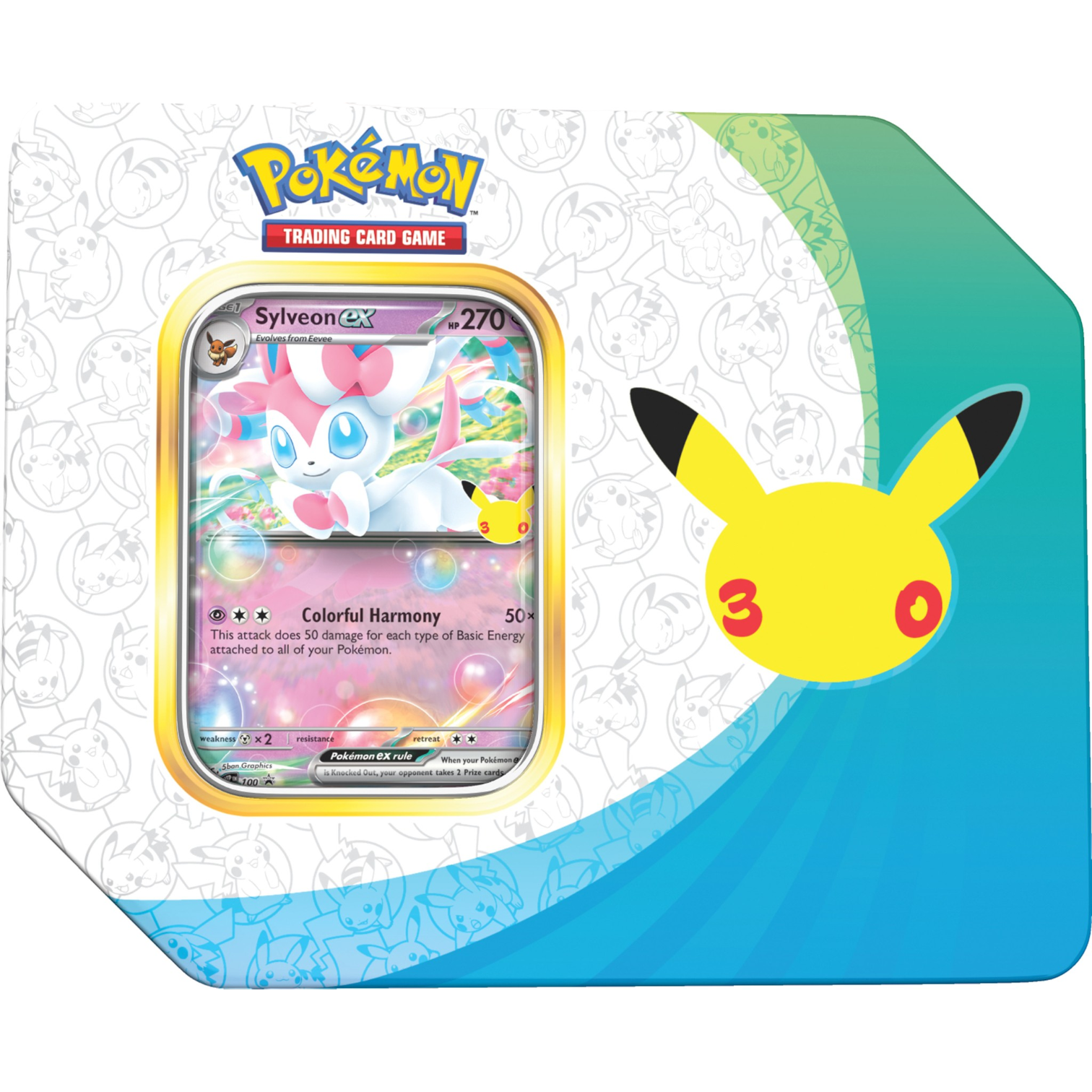 30th Anniversary Celebration Tin Sylveon/Greninja (Assorted): Standard